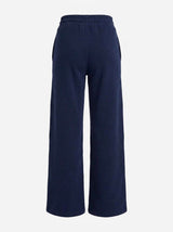 Pantalone felpa a gamba larga
