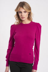 Maglia con maniche a sbuffo