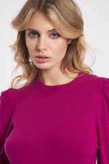 Maglia con maniche a sbuffo