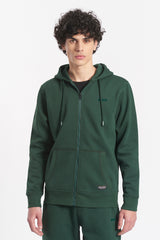 Felpa con zip e cappuccio