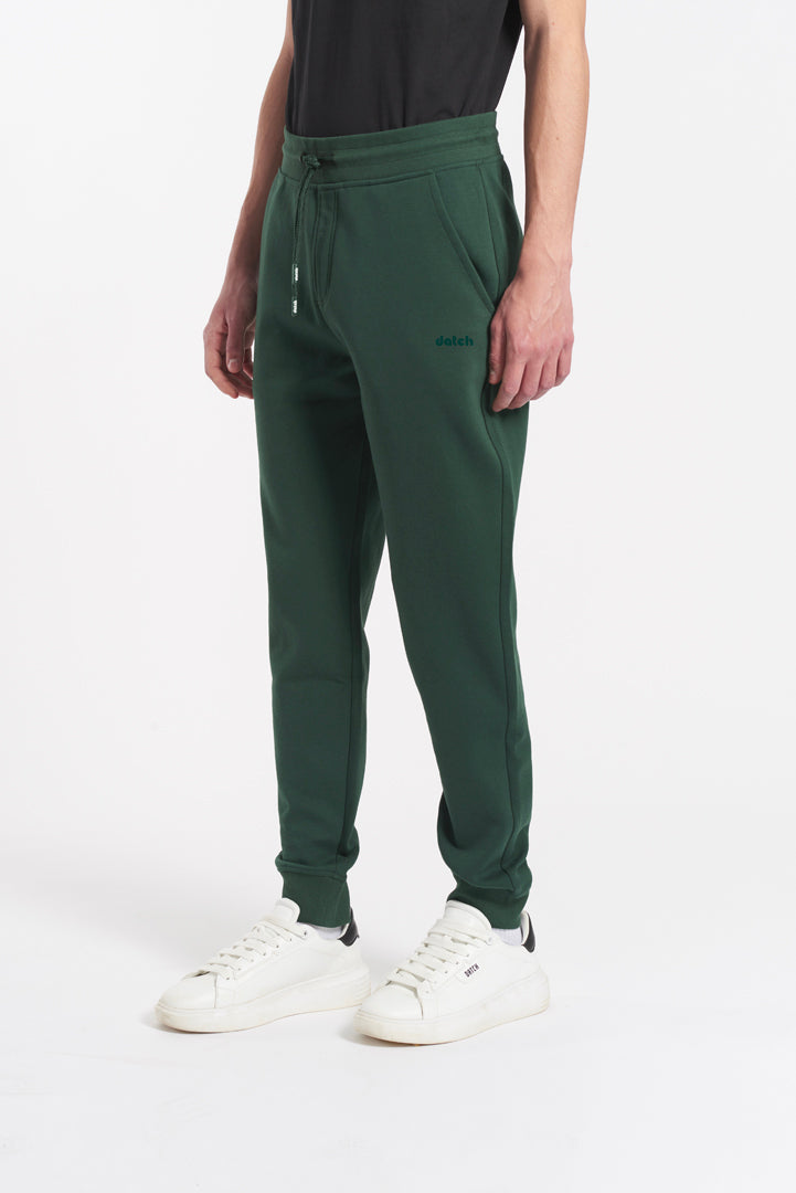 Pantaloni in felpa con fondo a coste