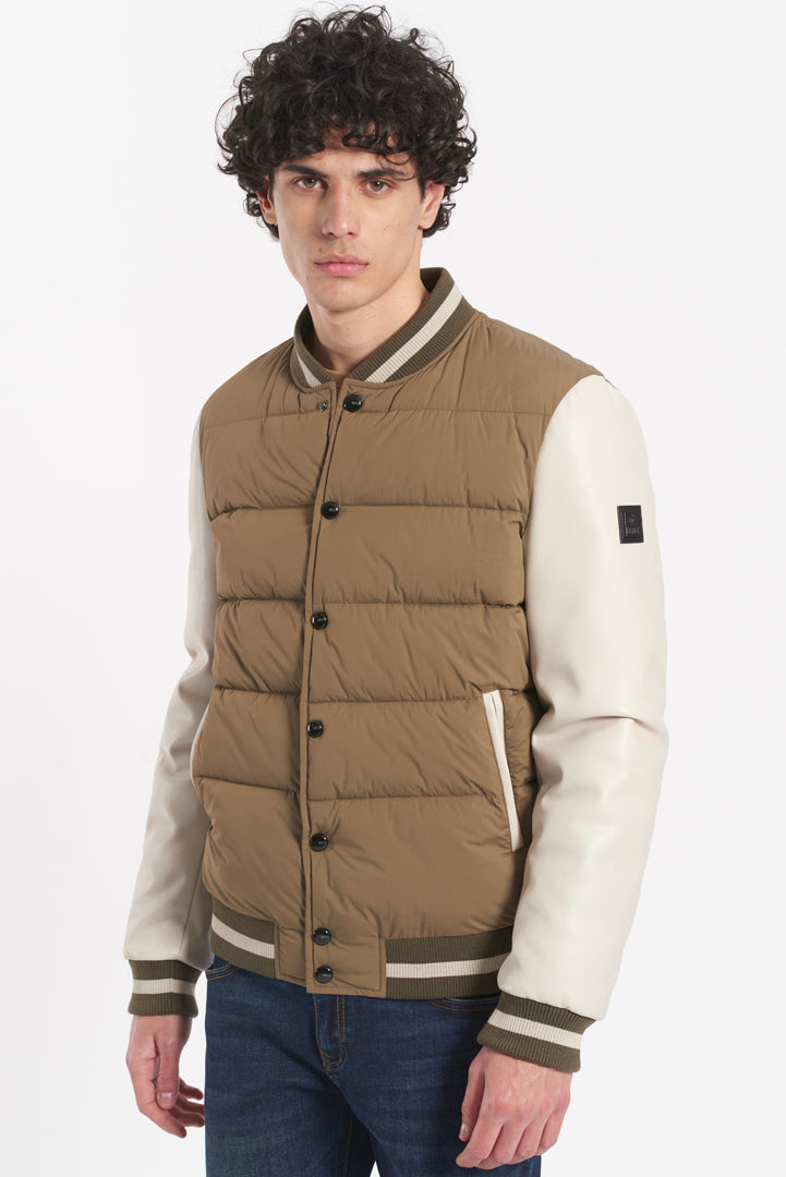 Giubbotto Varsity con collo in costina