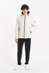 Giacca tecnica con zip e cappuccio