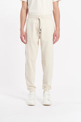Pantaloni in felpa con ricamo laterale