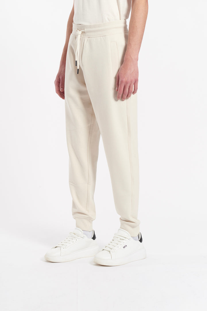 Pantaloni in felpa con ricamo laterale