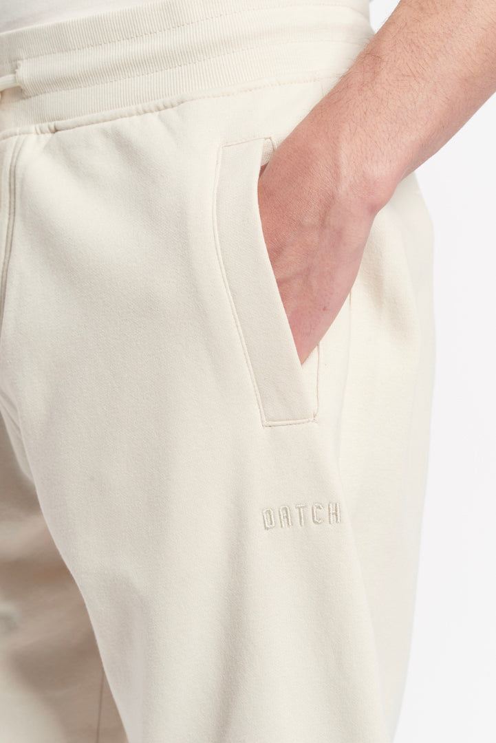 Pantaloni in felpa con ricamo laterale