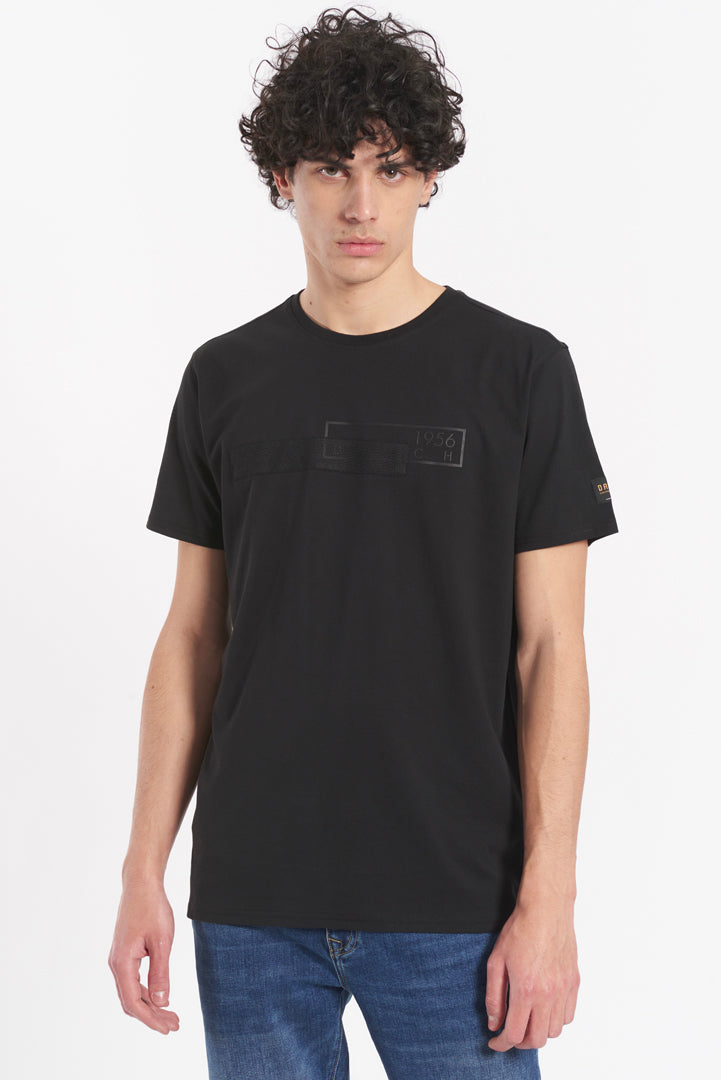 T-shirt con stampa effetto "Mesh"