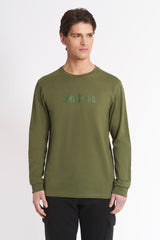 Maglia con logo in rilievo