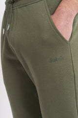 Pantaloni in felpa con fondo a coste