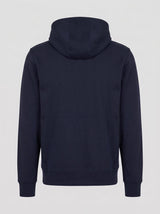 Felpa in piquet con cappuccio e zip
