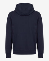 Felpa in piquet con cappuccio e zip