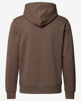 Felpa in piquet con cappuccio e zip