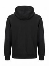 Felpa in piquet con cappuccio e zip