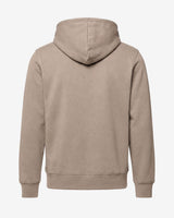 Felpa in piquet con cappuccio e zip