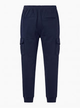 Pantaloni cargo in felpa di piquet