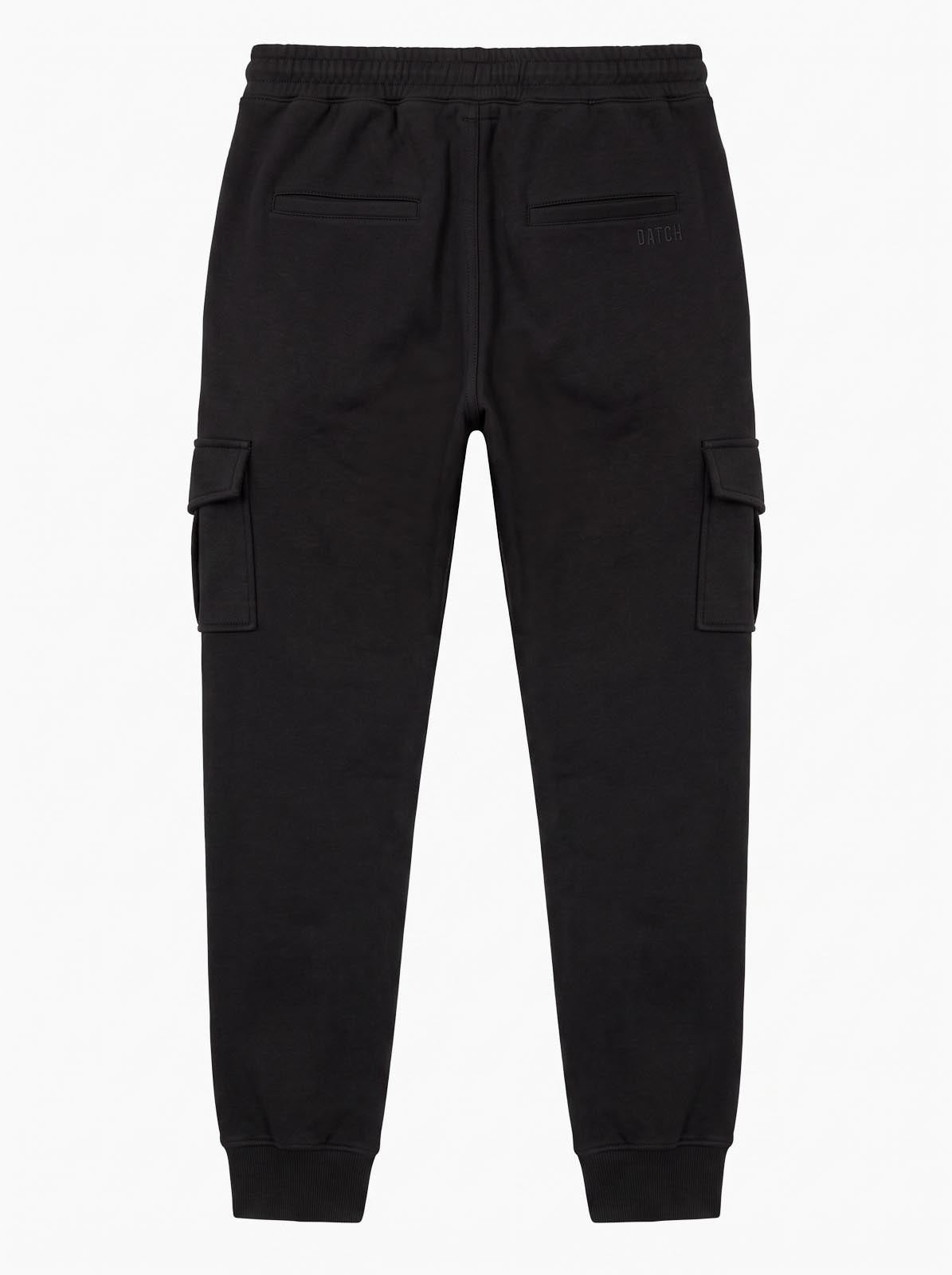 Pantaloni cargo in felpa di piquet