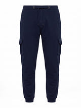 Pantaloni cargo in felpa di piquet