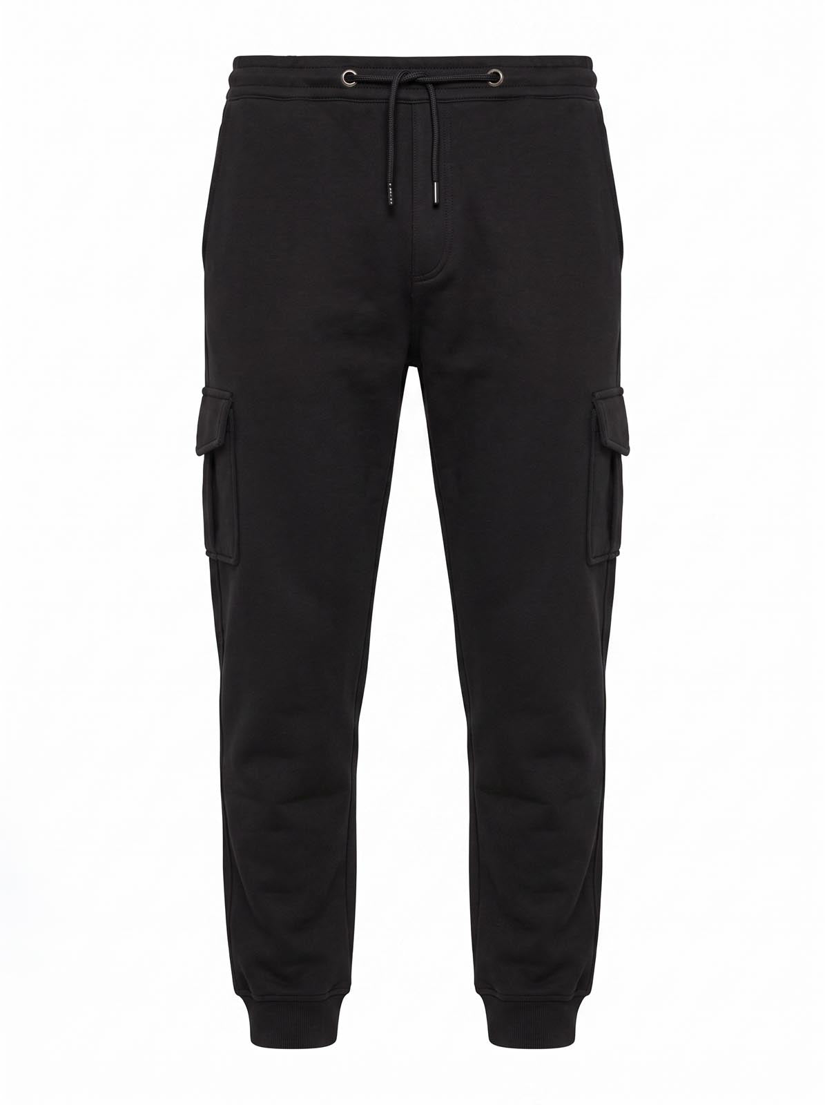 Pantaloni cargo in felpa di piquet