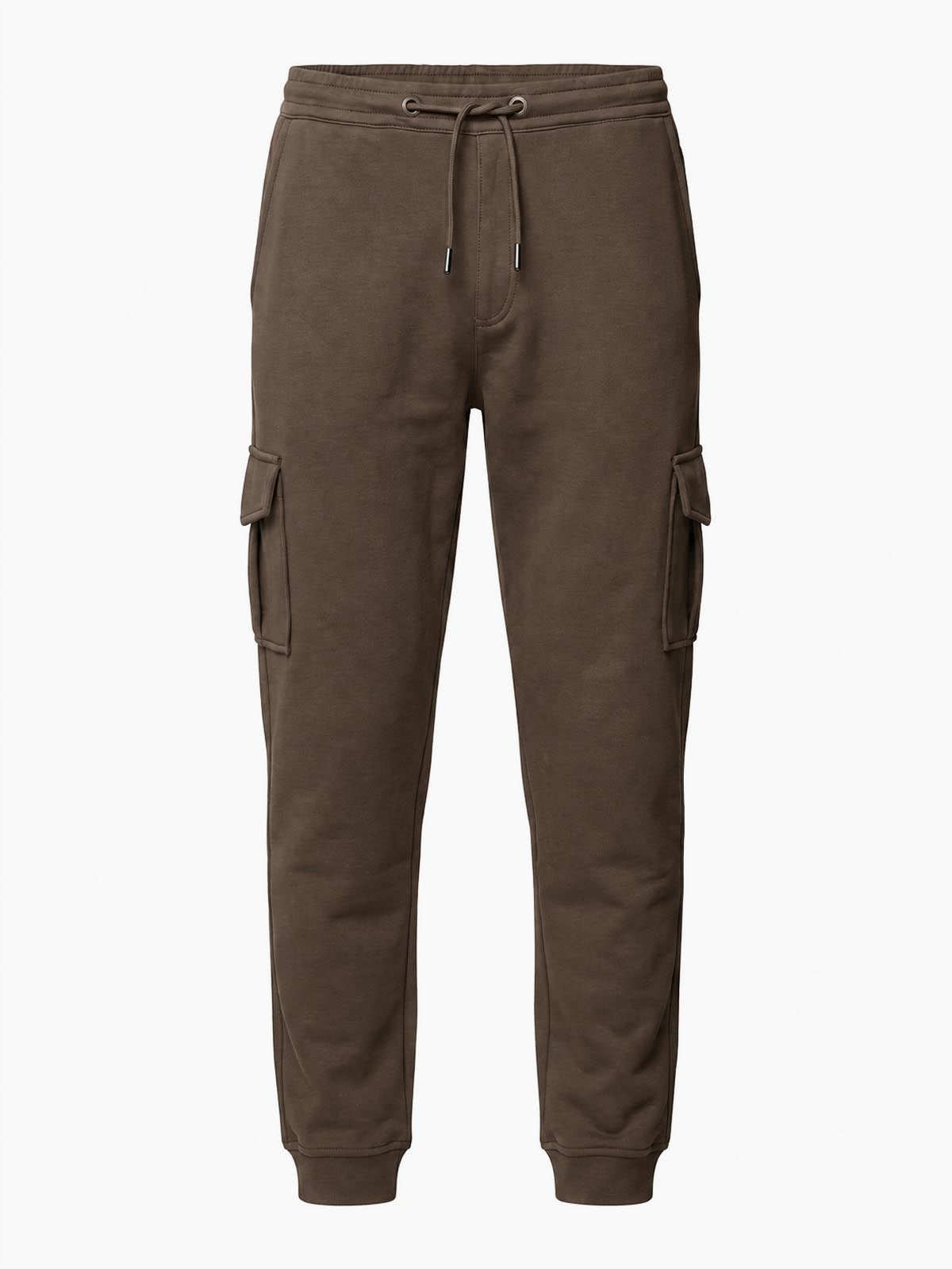 Pantaloni cargo in felpa di piquet