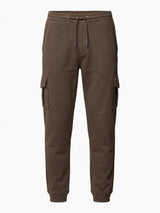 Pantaloni cargo in felpa di piquet