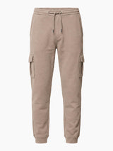 Pantaloni cargo in felpa di piquet