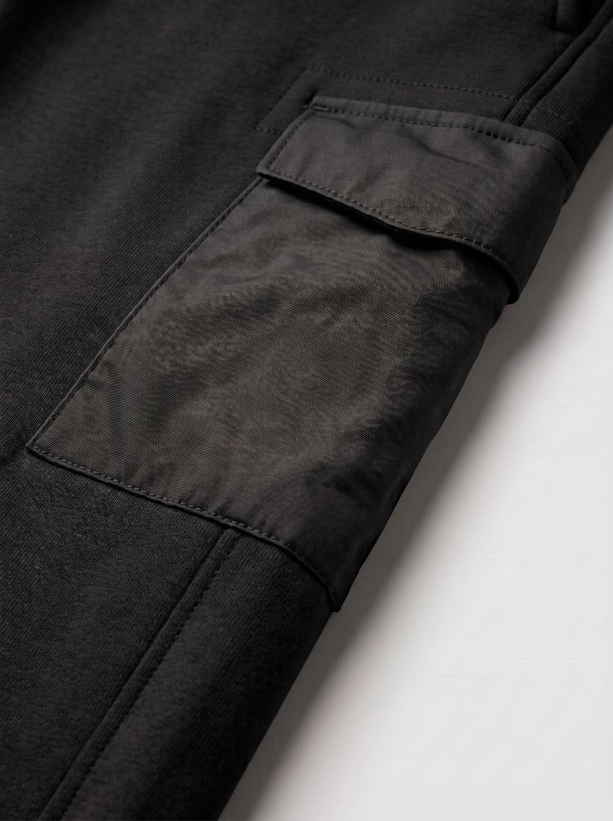 Pantaloni cargo in interlock