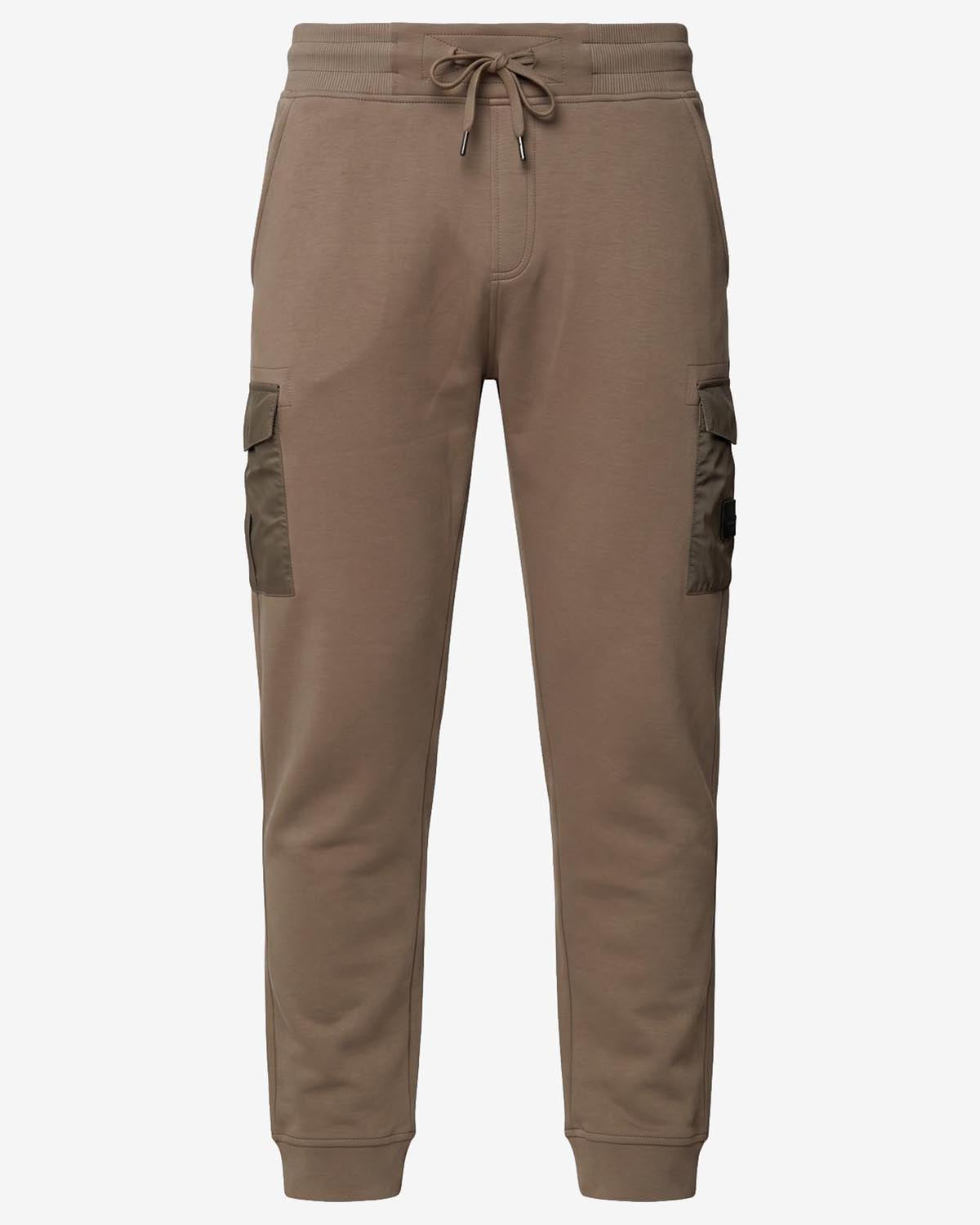 Pantaloni cargo in interlock