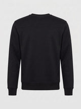 Felpa girocollo in interlock color block