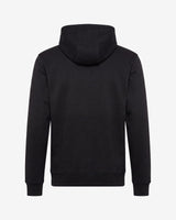 Felpa con cappuccio in interlock color block