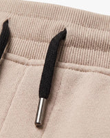 Pantaloni in felpa di interlock con patch logo