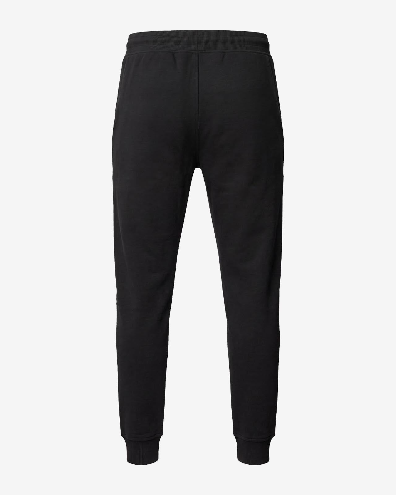 Pantaloni in felpa di interlock con patch logo