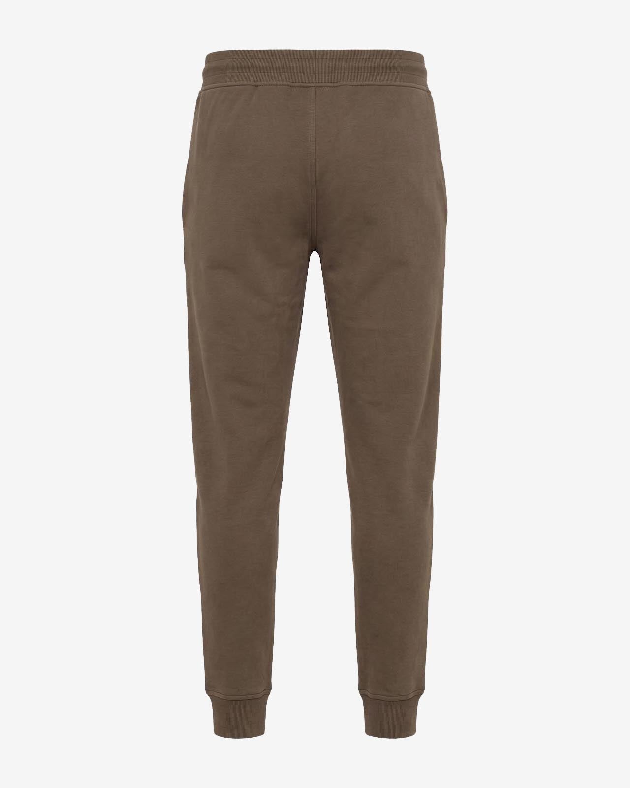 Pantaloni in felpa di interlock con patch logo