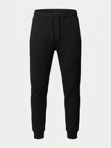 Pantaloni in felpa di interlock con patch logo