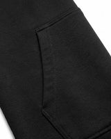 Felpa con cappuccio in interlock con tasche