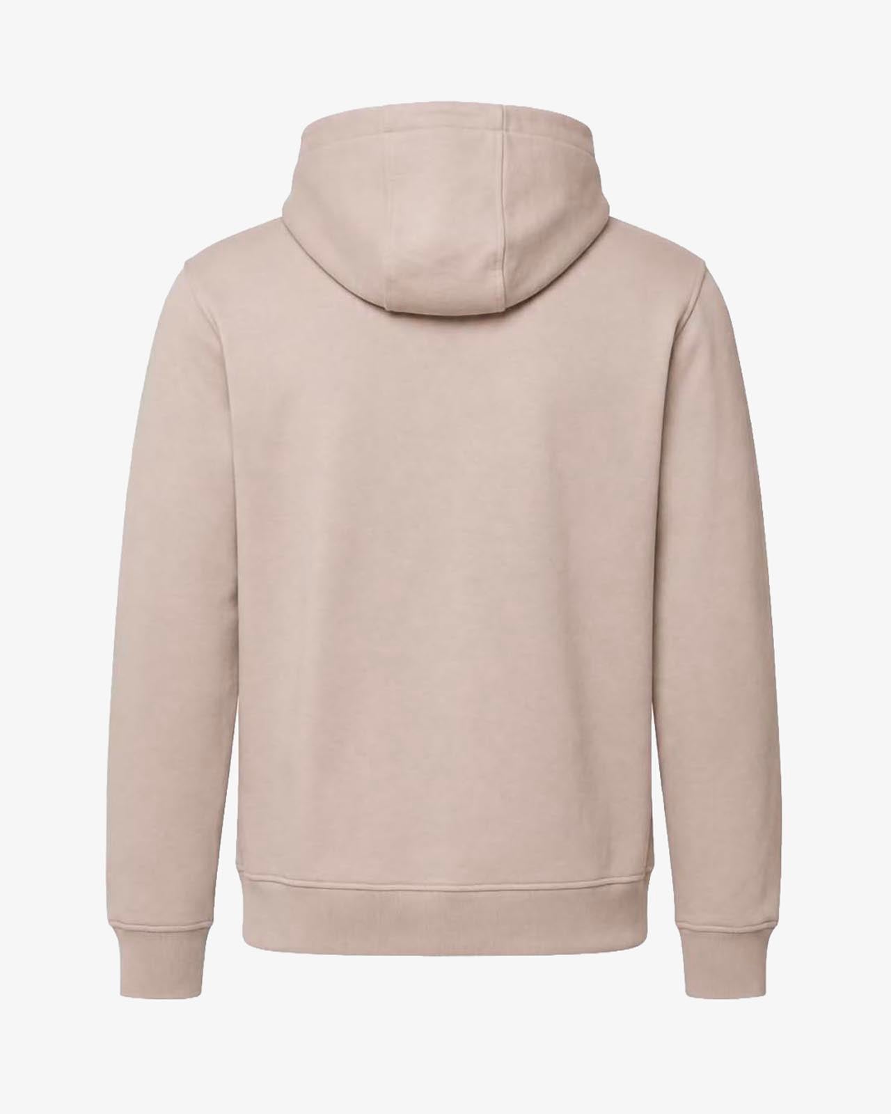 Felpa con cappuccio in interlock con tasche