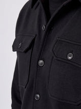 Overshirt in interlock con tasche
