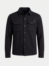 Overshirt in interlock con tasche