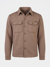 Overshirt in interlock con tasche