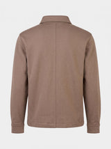 Overshirt in interlock con tasche