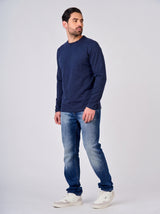 T-shirt a maniche lunghe con logo ricamato