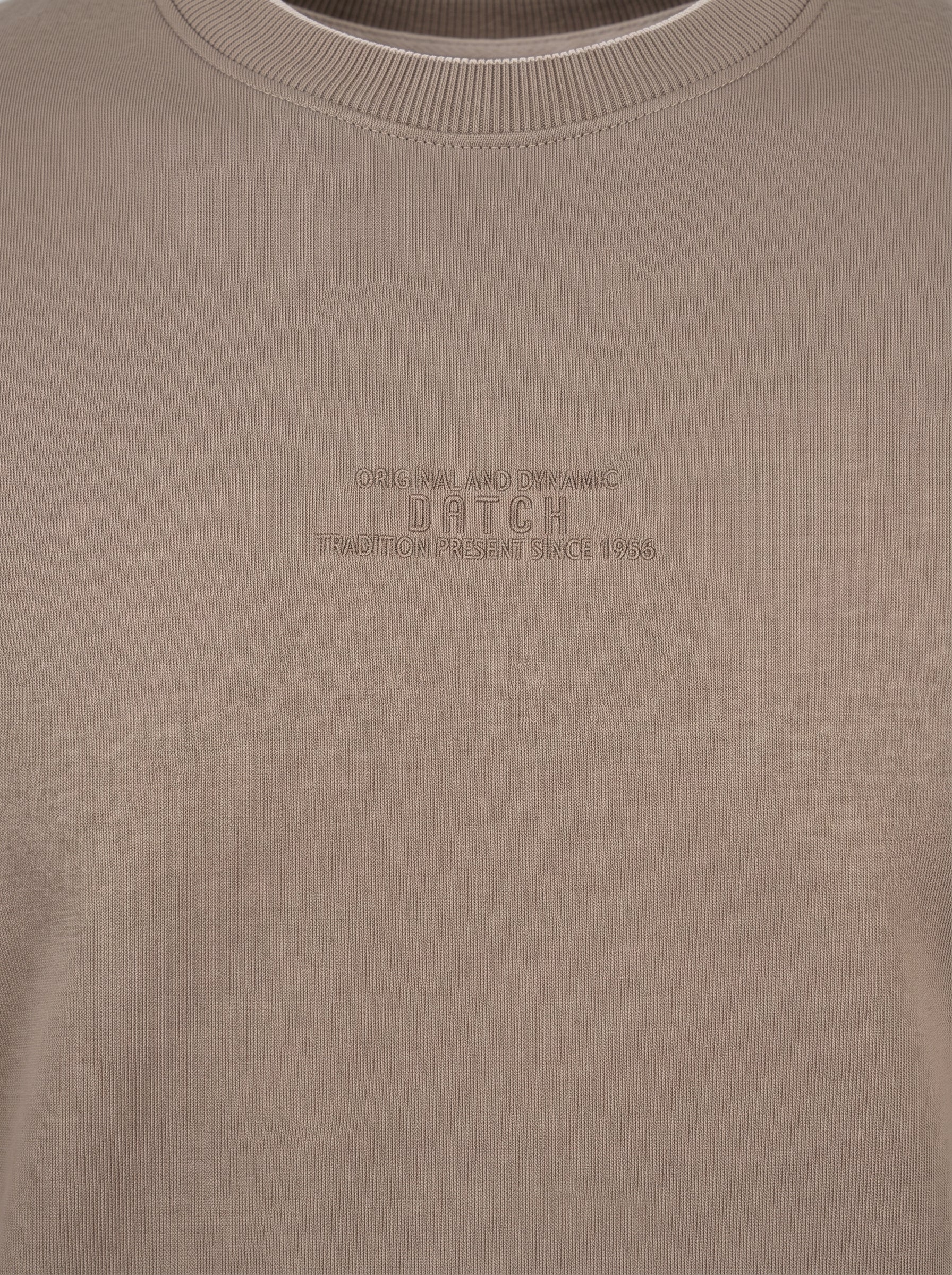 T-shirt a maniche lunghe con logo ricamato