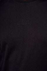 T-shirt a maniche lunghe con logo ricamato