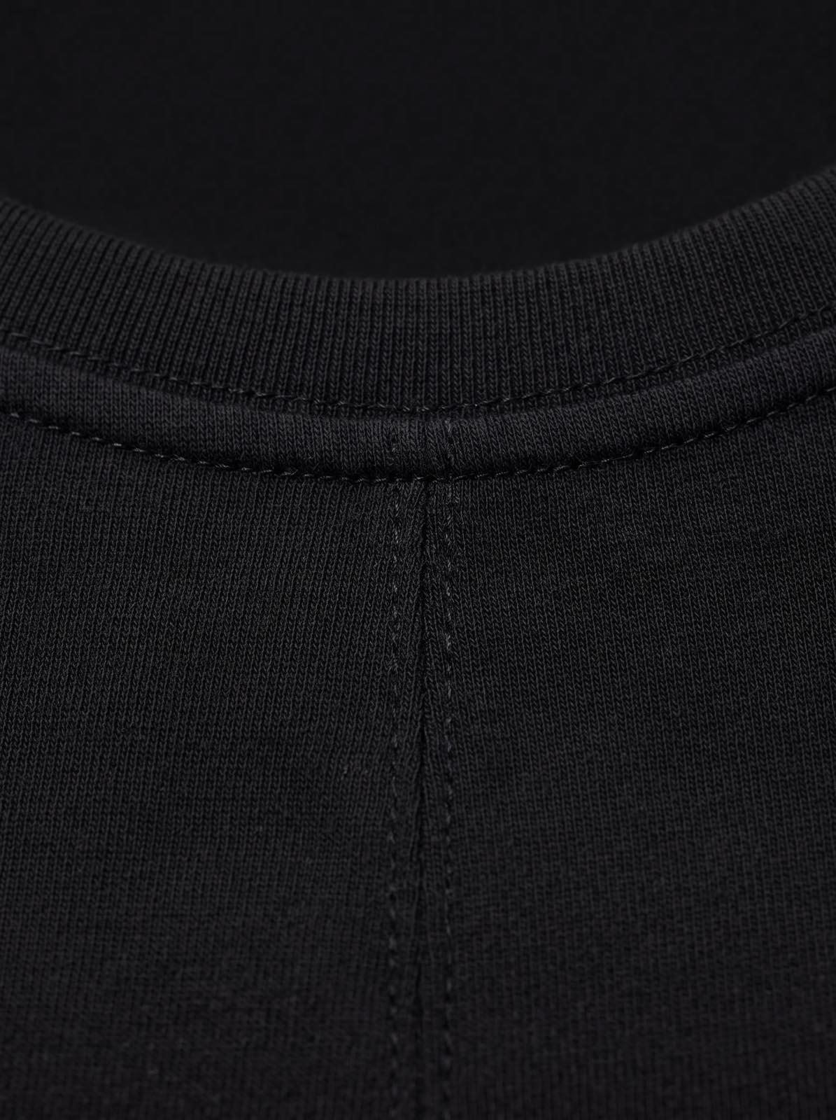T-shirt a maniche lunghe con logo ricamato