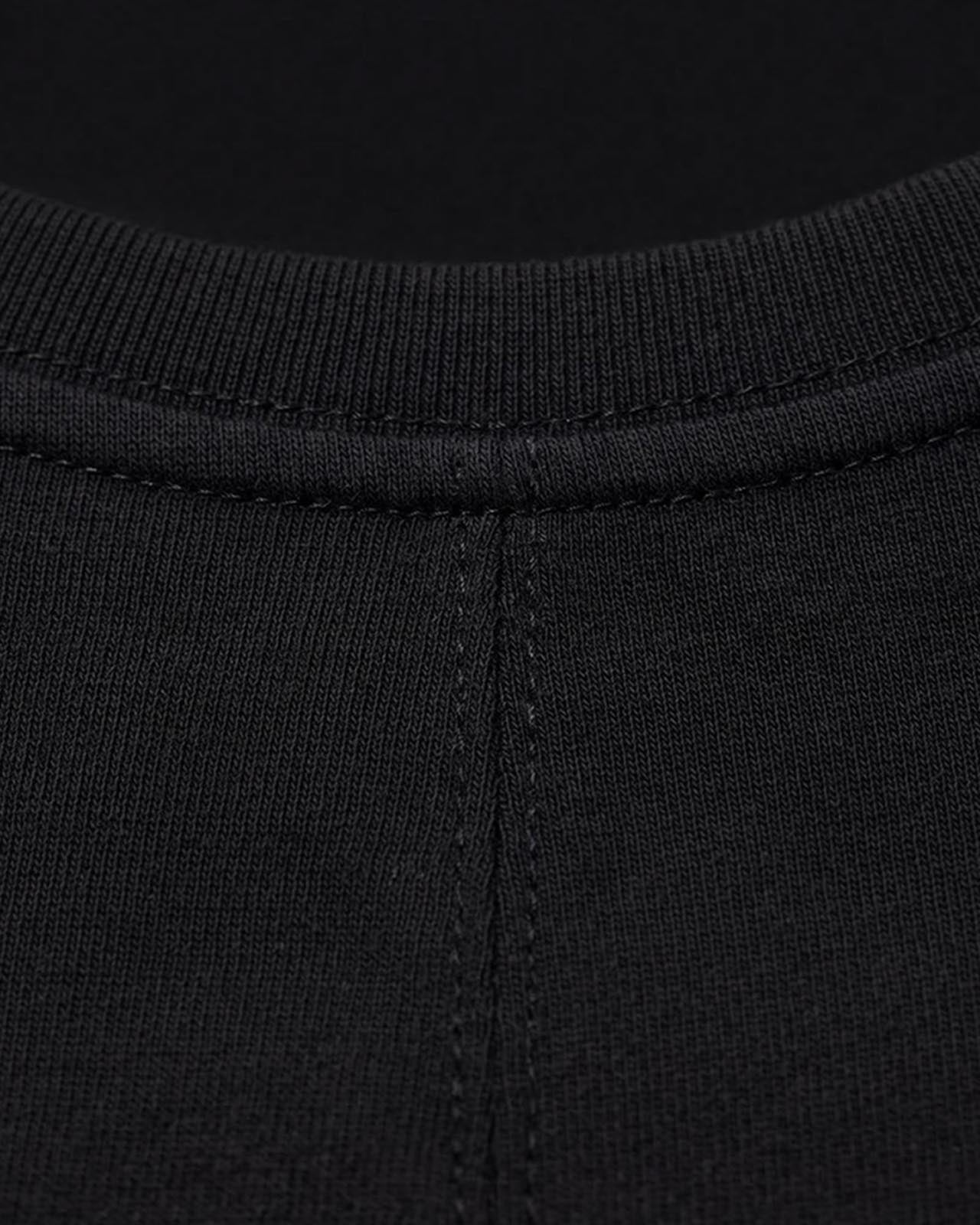 T-shirt a maniche lunghe con logo ricamato