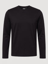 T-shirt a maniche lunghe con logo ricamato