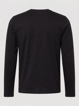 T-shirt a maniche lunghe con logo ricamato