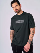 T-shirt con stampa logata