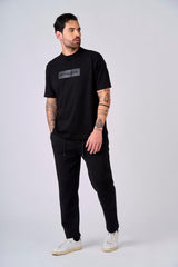 T-shirt con stampa logata