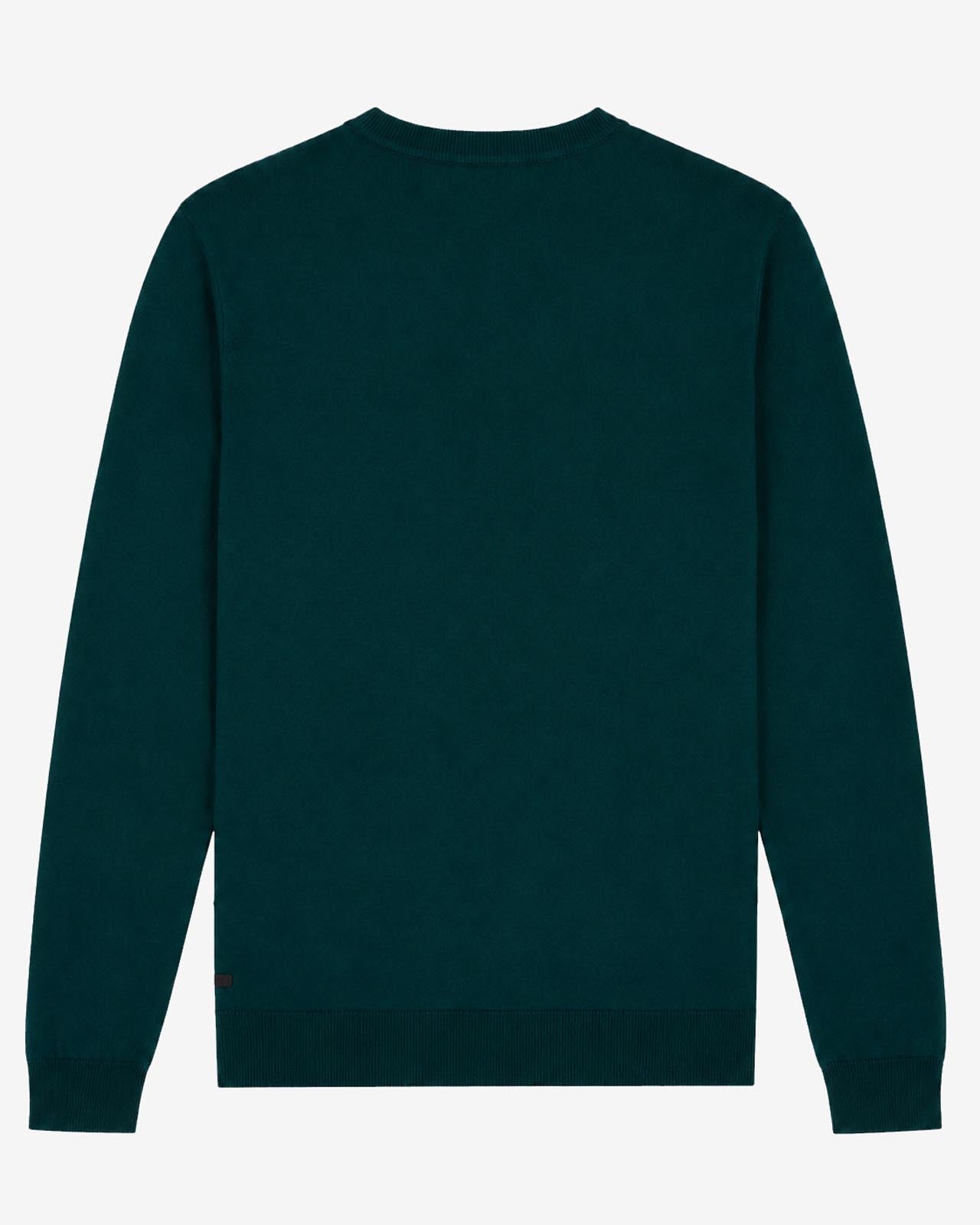 Maglia girocollo con motivo jacquard