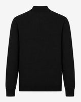 Maglia a mezzo collo con motivo jacquard